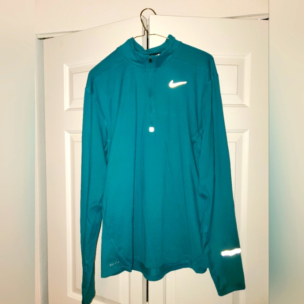 Nike- mens running 3/4 zip